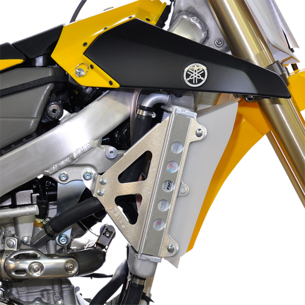 Radiator Race Braces Brushed Aluminum, 2, nordicamoto.ro