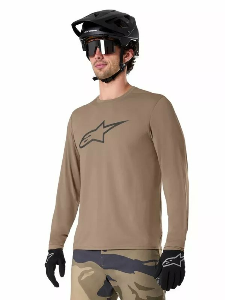 Alpinestars A-dura Astar Long Sleeve Jersey Brown -0