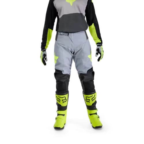 Pantaloni Fox MX-180 Flow Alb/Rosu 44, 5, nordicamoto.ro