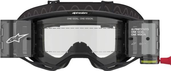 Ochelari cu Roll-Off Alpinestars Vision 8 Corp Clear/Black-2