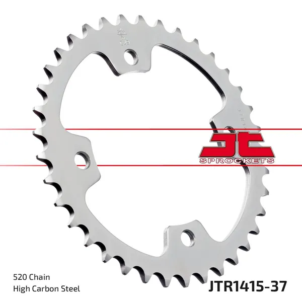 JT SPROCKETS Pinion spate, culoare naturală, 1, nordicamoto.ro
