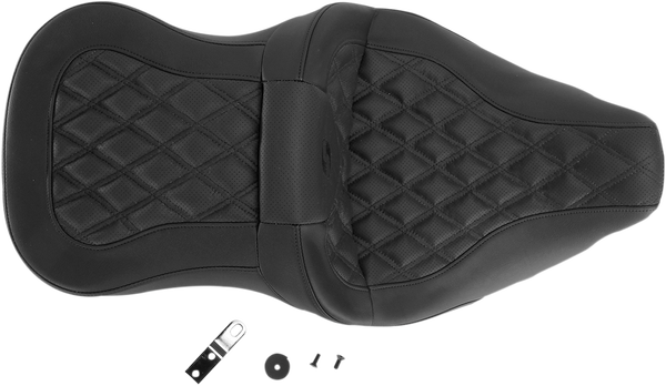 Roadsofa Lattice Stitch Seat Black, 2, nordicamoto.ro