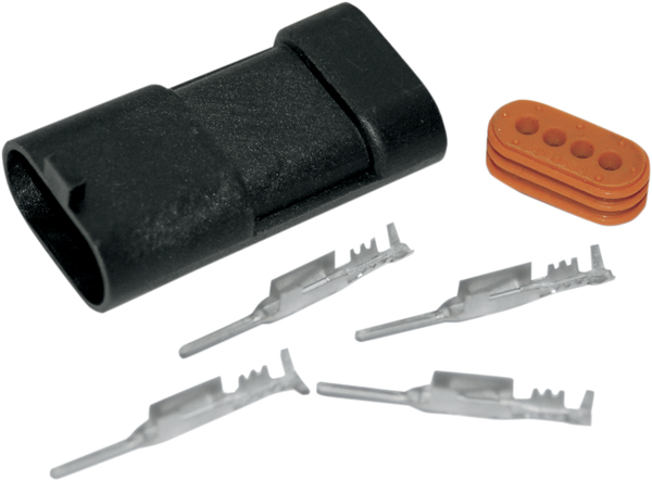 Delphi/amp Connector Kit And Refills Black, 1, nordicamoto.ro