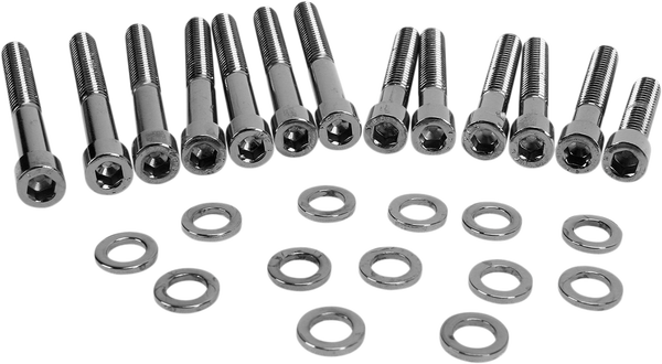 Socket-head Bolt Set Black Chrome, 1, nordicamoto.ro
