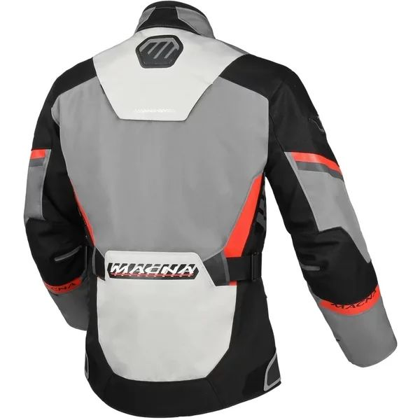 Geaca de dama textil impermeabila touring MACNA ZASTRA XS Gri deschis/Gri inchis/Negru, 6, nordicamoto.ro