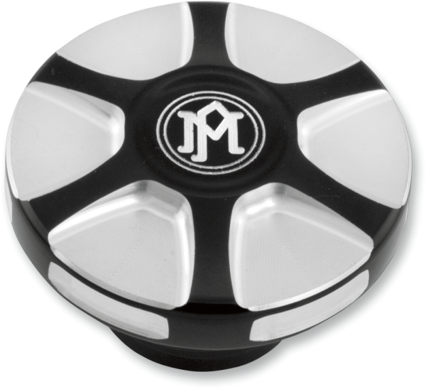 Custom Gas Cap Machined Aluminum, Matte Black, 1, nordicamoto.ro