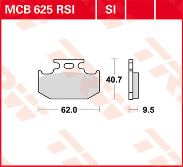 Rsi Series Sindered Off-road Race Brake Pads, 3, nordicamoto.ro