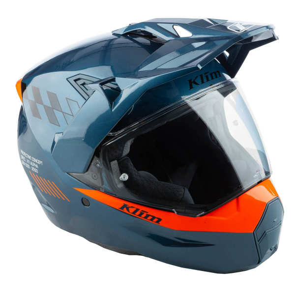 Casca Moto Klim X1 Alpha ECE/DOT Gloss Hi-Vis - White-22