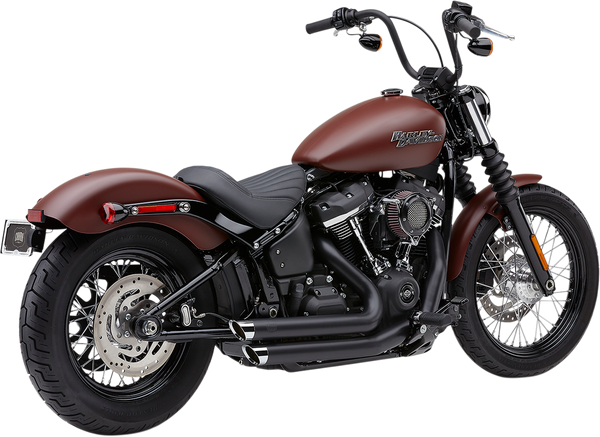 Speedster Slashdown Exhaust System Black, 1, nordicamoto.ro