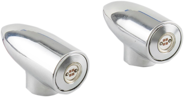 Lightning Bullets Run/brake/turn Led Lights Chrome, 1, nordicamoto.ro