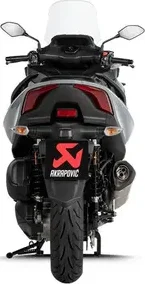 Slip-on Line Muffler Scooter Black, Carbon Fiber-0