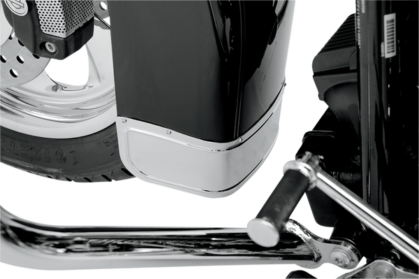 Chrome Plated Steel Front Fender Skirt Chrome, 1, nordicamoto.ro