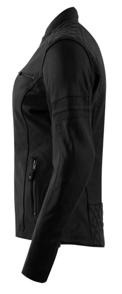 Geaca Piele Dama Rusty Stitches Joyce Black-2