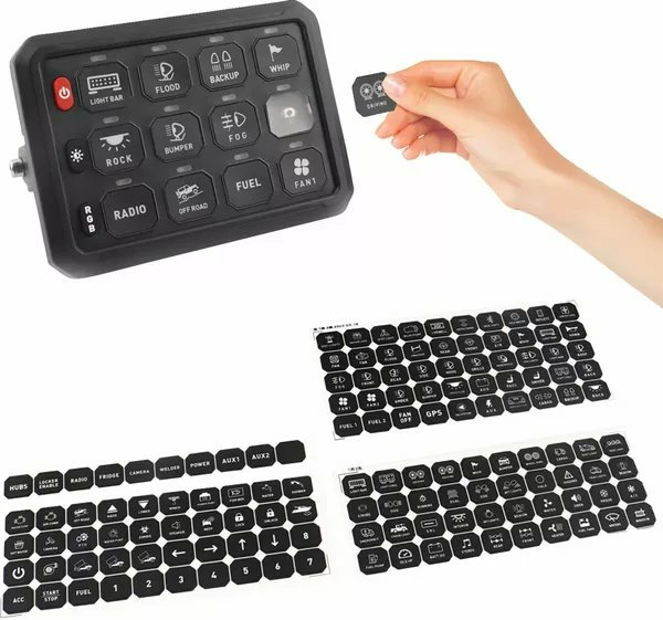 MOOSE RACING Gang Switch Black -3
