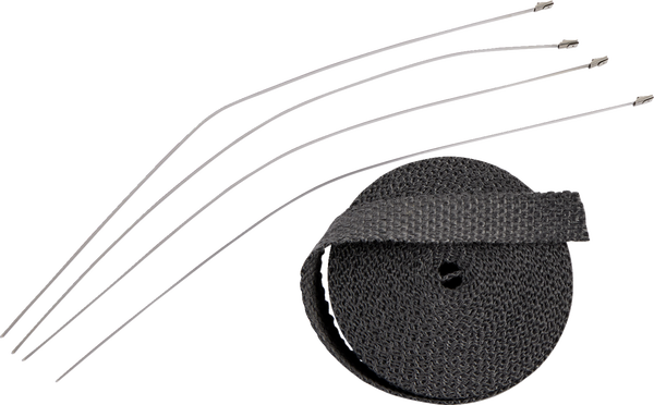 Exhaust Heat Wrap Kit Black, 2, nordicamoto.ro