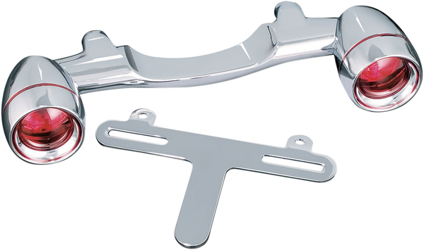 Bullet Light Rear Turn Signal Bar Black, Gloss, 3, nordicamoto.ro