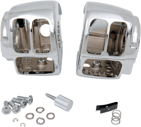 Handlebar Switch Housing Kit Silver, 1, nordicamoto.ro