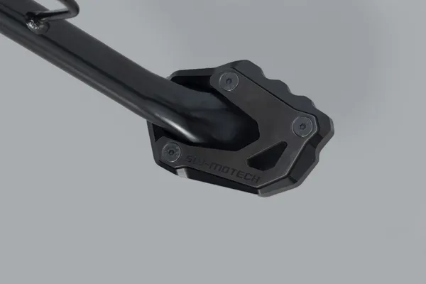 Sidestand Foot Extension Black, Silver -0