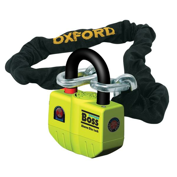 Antifurt Lant Oxford Boss cu Alarma 12mm x 1.5m