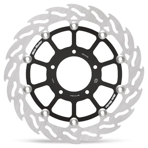Flame Series Rotor Race Black, Steel-1