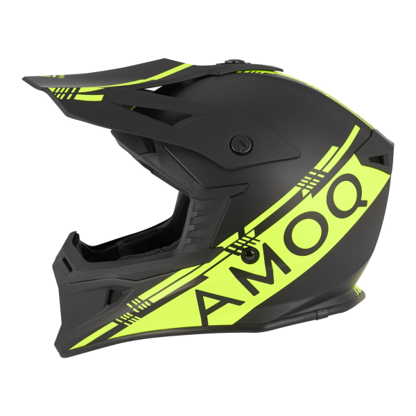 AMOQ Meteor V2 Helmet Black/HiVis XS-2