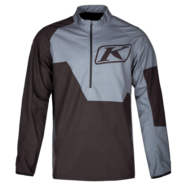 Hanorac Klim Revolt 1/4 Zip Black - Strike Orange-8