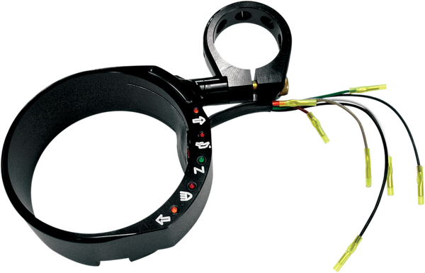 Mount Assembly Side 39mm W/ Solid Clamp Speedometer Black Black, 1, nordicamoto.ro