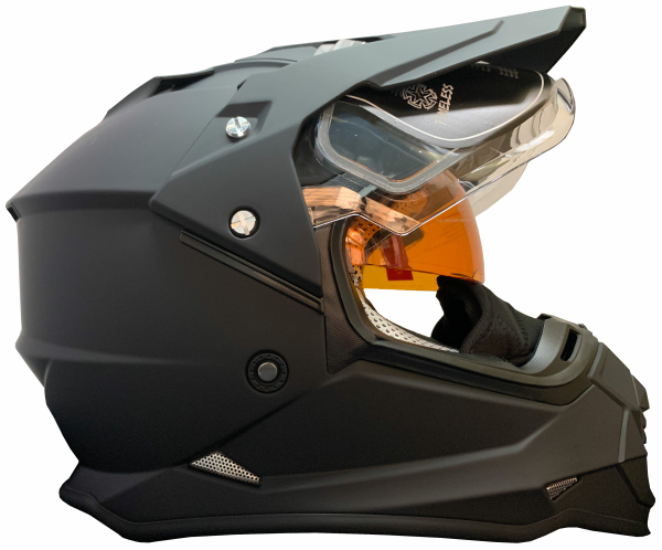 Timeless SnowTrail Snowmobile helmet, Adventure mattblack S-0