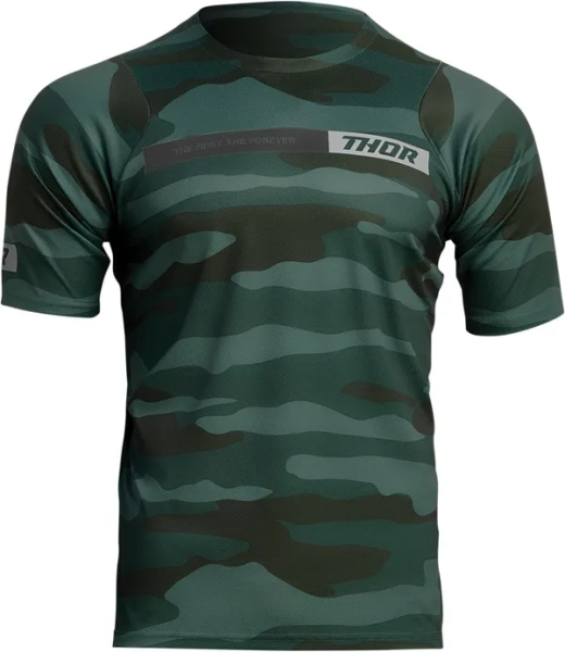 Tricou MTB Thor Assist Green Camo-3