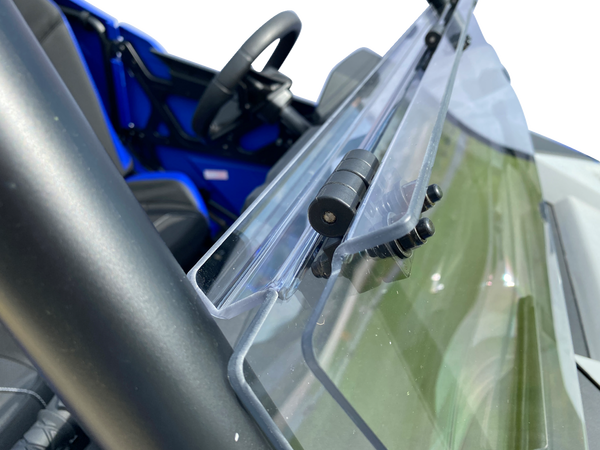Deluxe Full Folding Windshield Clear -6