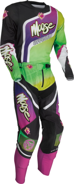 Tricou Moose Racing Sahara™ Purple/Green 2XL, 2, nordicamoto.ro