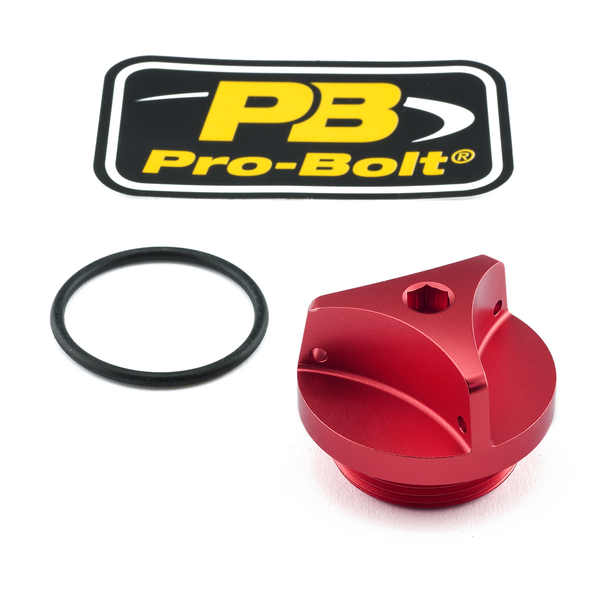 Oil Filler Caps Red, 1, nordicamoto.ro