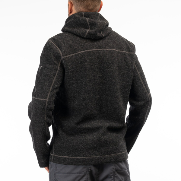 Hanorac Snowmobil Klim Bighorn Canyon Wool Fleece Mid Layer Black Heather-15