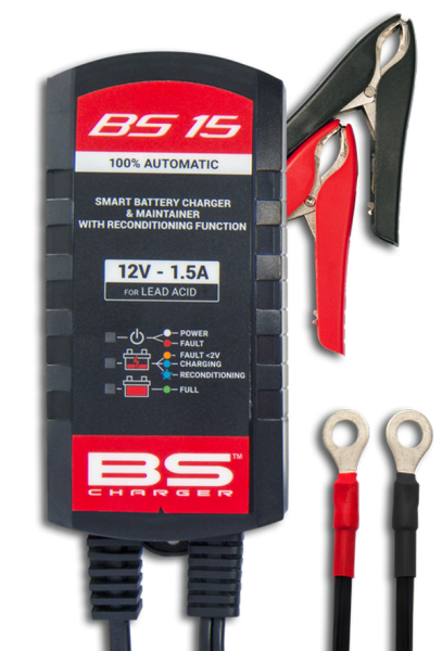 Smart Battery Charger & Maintainer With Reconditioning Function Black-5