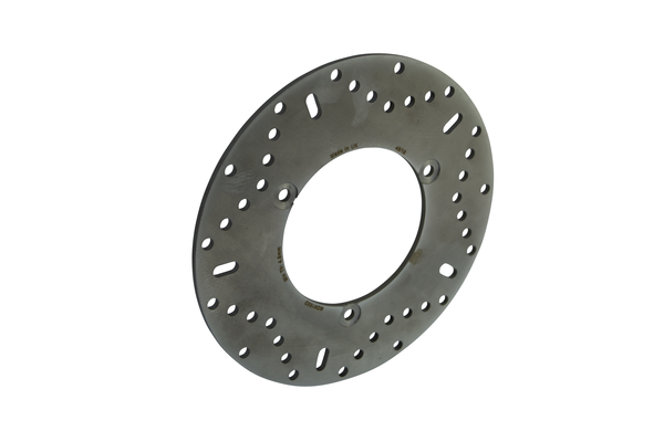 Round D-series Scooter Brake Rotor Gold, Silver, Stainless Steel, Zinc, 1, nordicamoto.ro