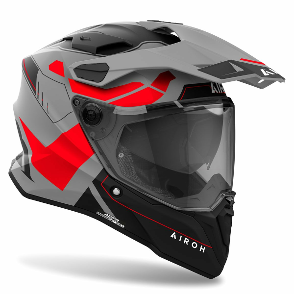 Cască Airoh Commander 2 Reveal Red Fluo Matt-1