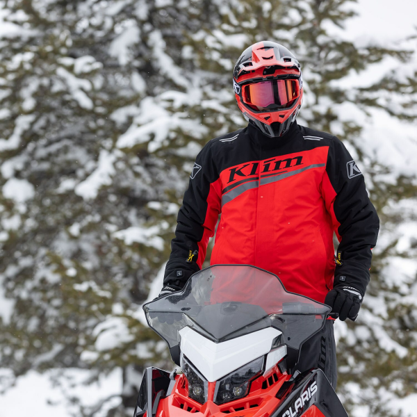 Geaca Snowmobil Klim Kaos Insulated Black - Electric Blue Lemonade-4