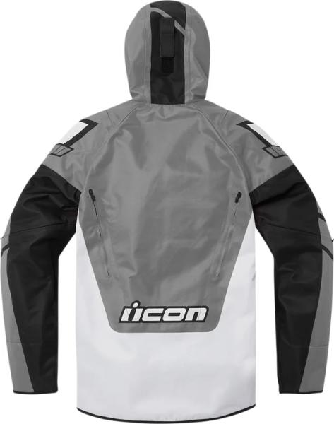 Geaca Textil Icon Airform Retro Gray S, 10, nordicamoto.ro
