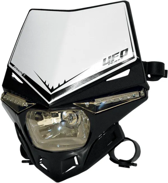 Two-piece Stealth Headlight System Black-0