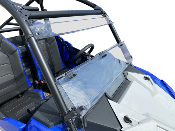 Deluxe Full Folding Windshield Clear -0