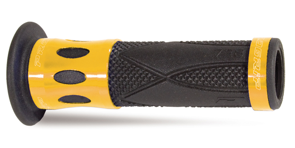 Double Density Grip Anodized, Black, Gold, 1, nordicamoto.ro