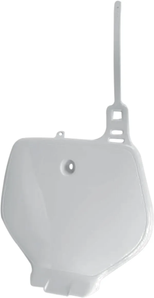 Replacement Front Number Plate White