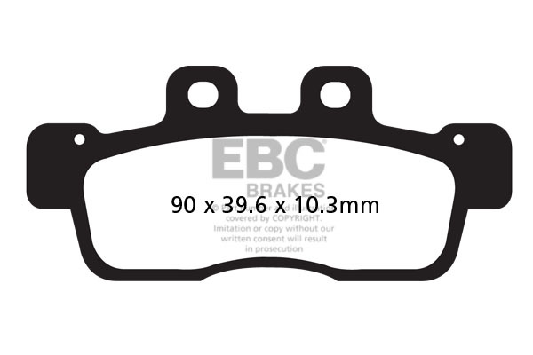 Sfa Series Organic Scooter Brake Pads, 2, nordicamoto.ro