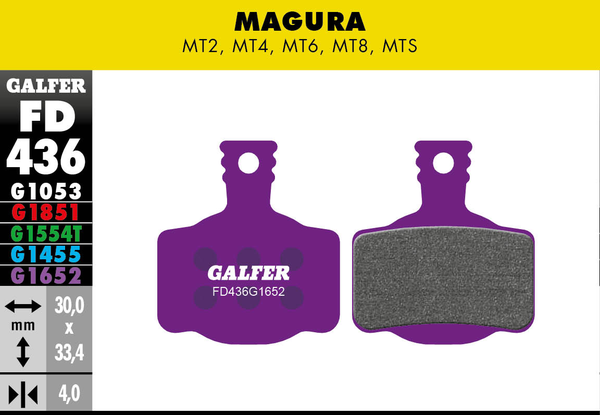 G1652 E-bike Brake Pads, 1, nordicamoto.ro
