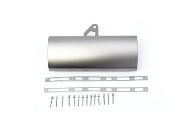 Muffler Sleeve Kit Silver 