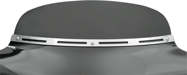 Slotted Stainless Steel Batwing Fairing Trim Chrome, Polished, 2, nordicamoto.ro