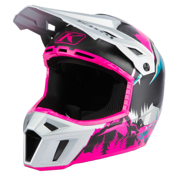 Casca Snowmobil Klim F3 Carbon ECE Wraith-49