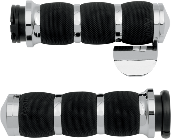 3-ring Air Cushioned Grips Black, 1, nordicamoto.ro