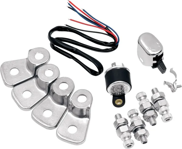Universal Turn Signal Wiring Kit Chrome-0