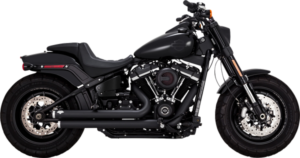 Big Shots Staggered 2-into-2 Exhaust System Black, 2, nordicamoto.ro